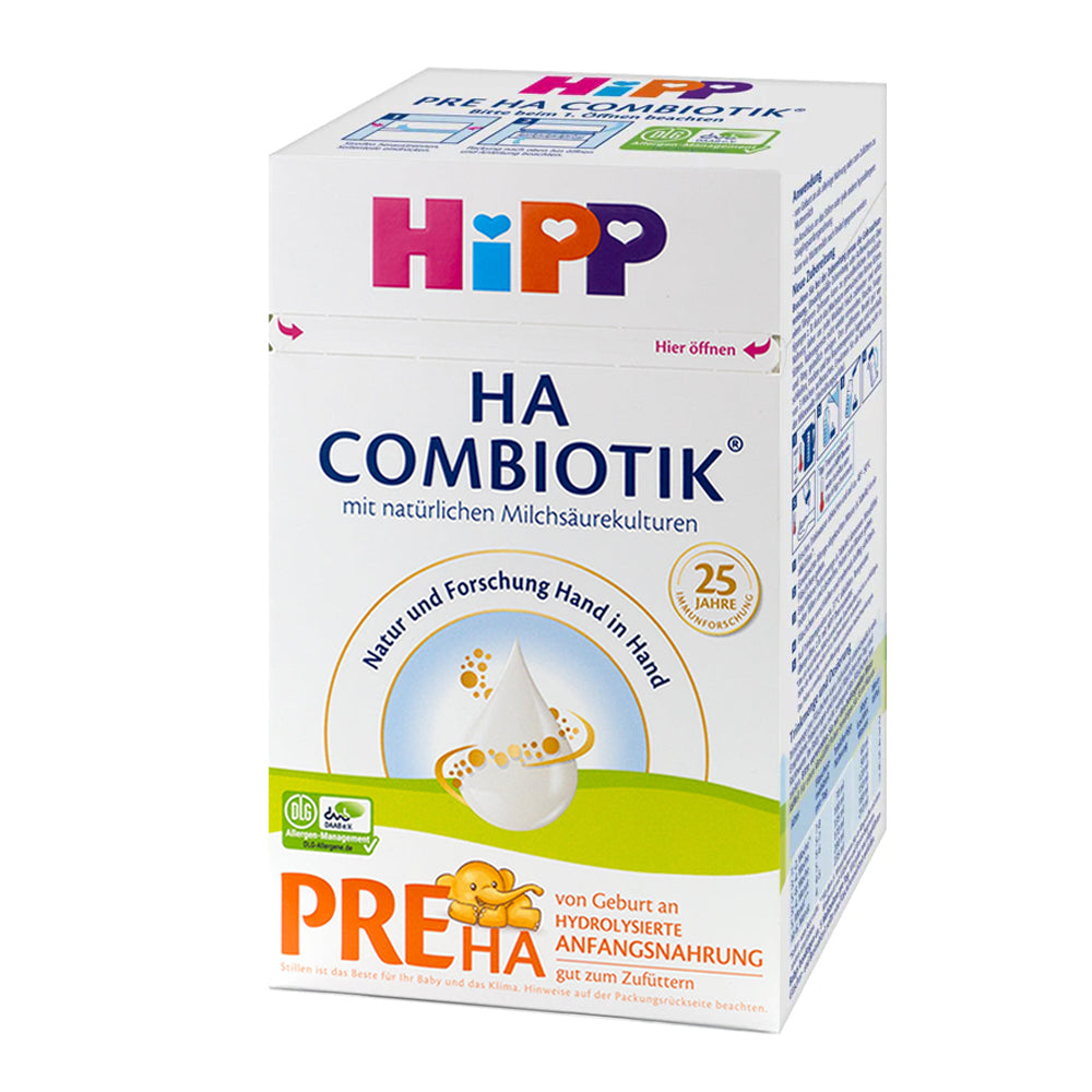 HiPP Hypoallergenic (HA) Stage PRE (0-6 Months) Combiotic Infant Milk –  Grow Organic Baby