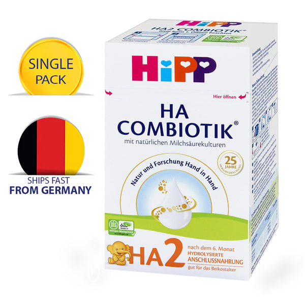 HiPP HA 2 Hypoallergenic Formula 600g - German - Bottles & Burps